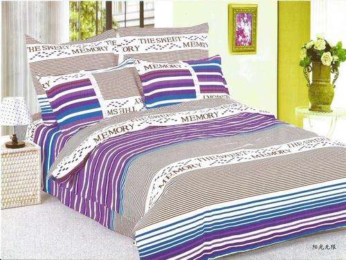 8 Piece - Cotton Feel - Bed Linen - Double Bed- Duvet Cover Set